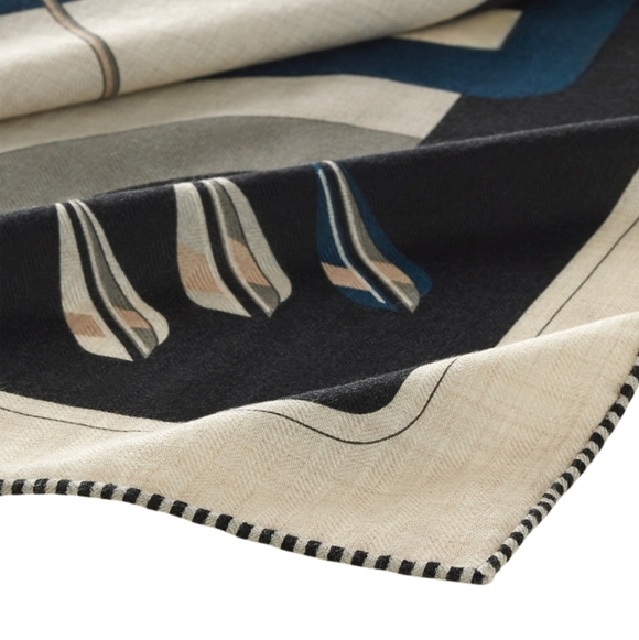 GIFTABLE Hermès Arcs-en-Ciel Triangle Cashmere/Silk - Picture 3 of 10